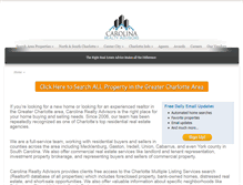 Tablet Screenshot of carolinarealtyadvisors.com